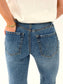 VMTESSA Straight Jeans - Medium Blue Denim