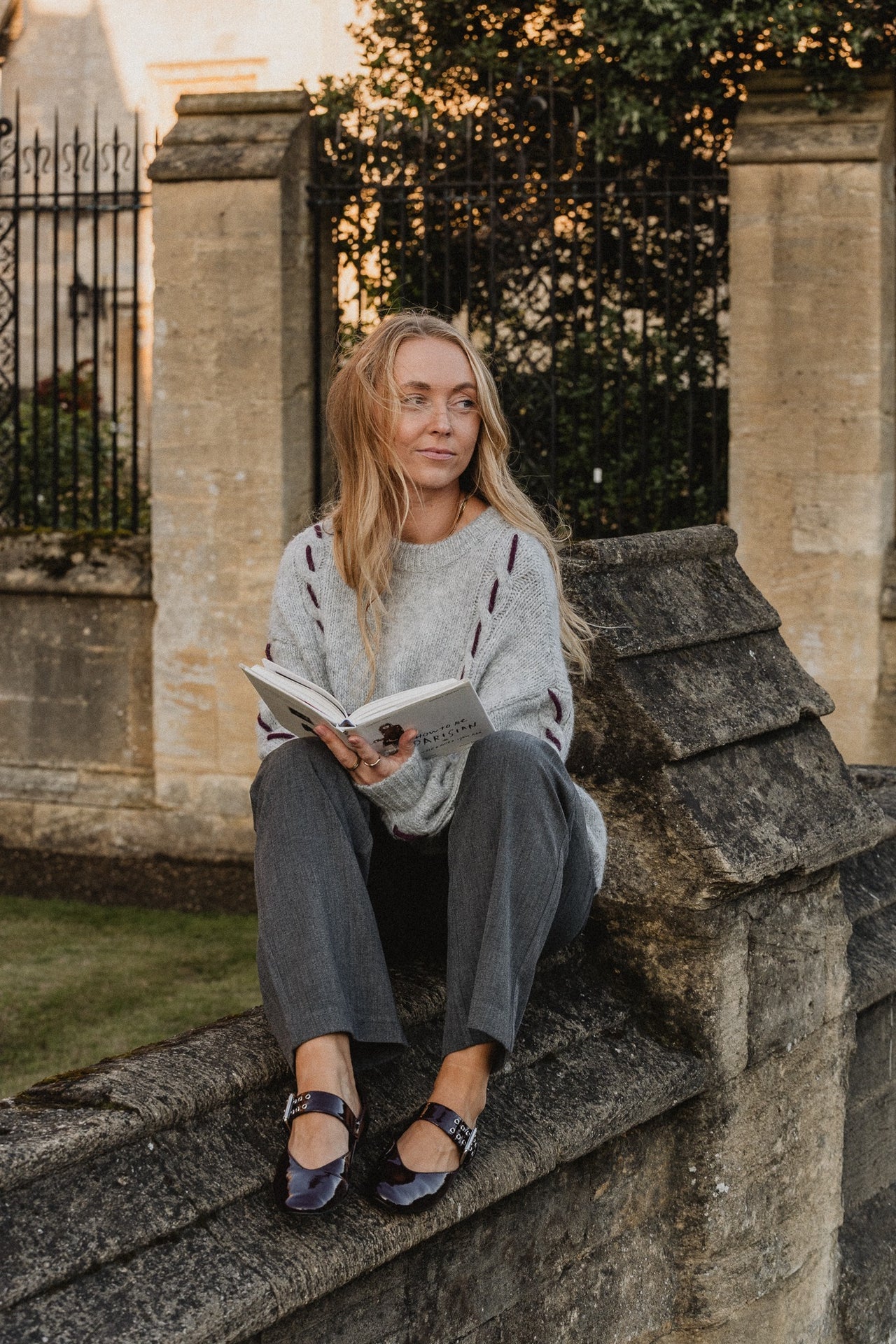 VMILINA Pullover - Light Grey Melange