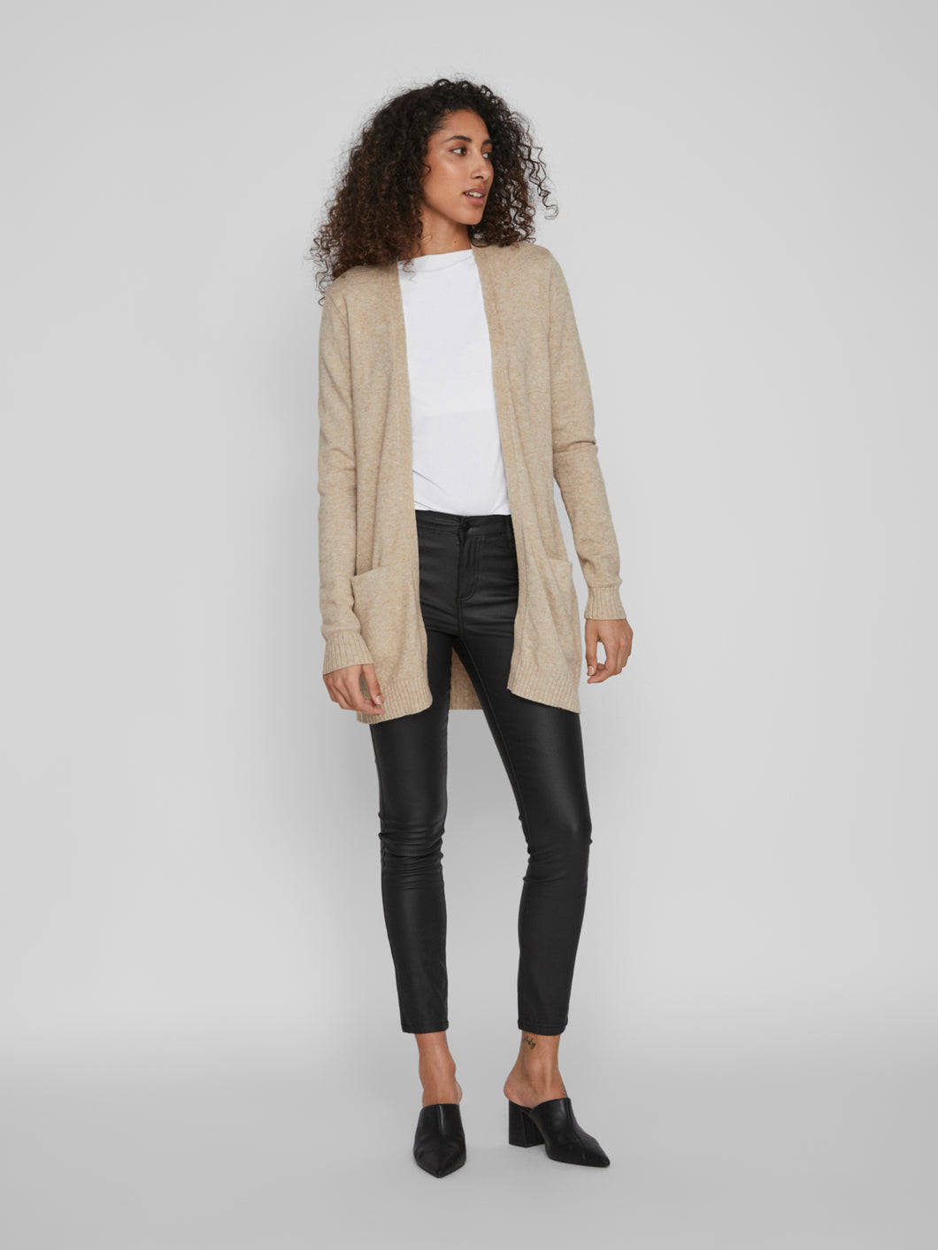 VIRIL Cardigan - Natural Melange