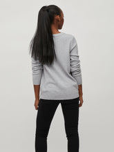 Last inn bildet i Galleri-visningsprogrammet, VIRIL Pullover - Light Grey Melange
