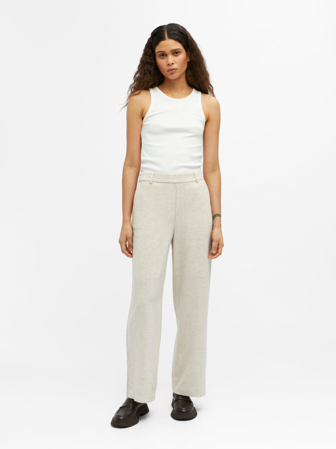 OBJSANNE Pants - Sandshell