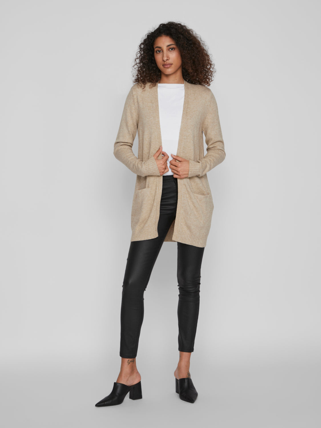 VIRIL Cardigan - Natural Melange