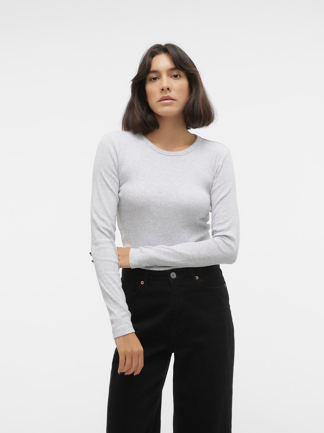 VMCHLOE ls - Light Grey Melange