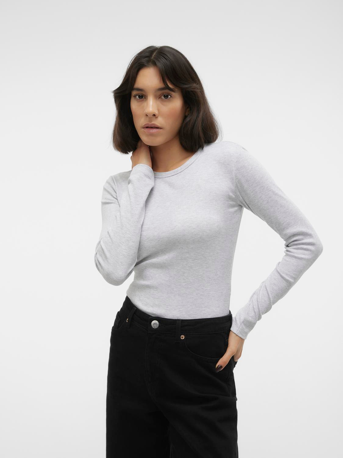 VMCHLOE ls - Light Grey Melange