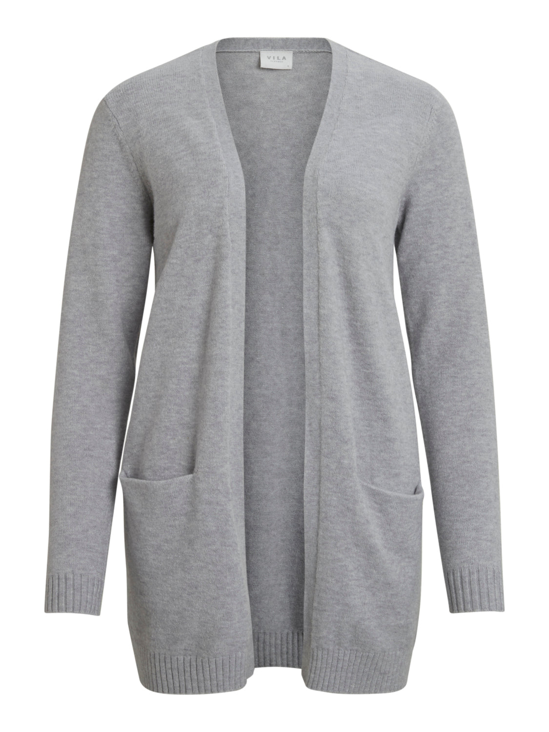 VIRIL Cardigan - Light Grey Melange