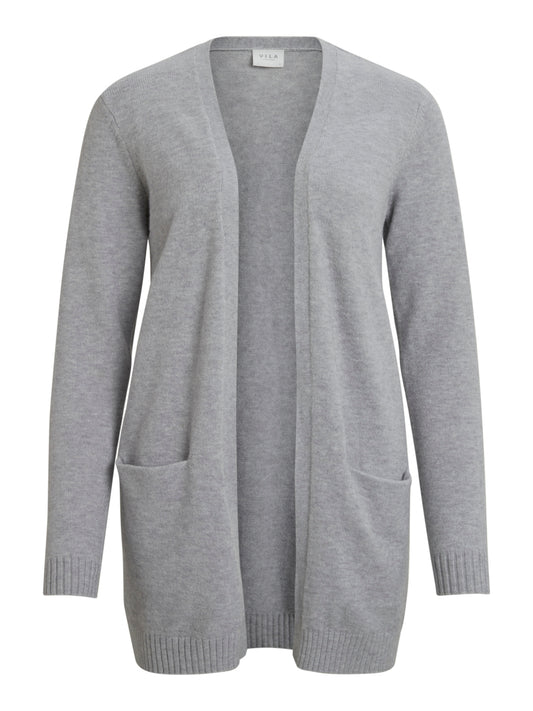 VIRIL Cardigan - Light Grey Melange