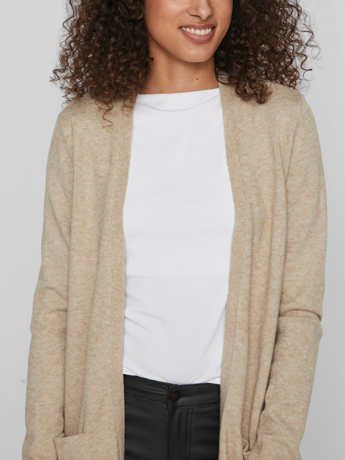 VIRIL Cardigan - Natural Melange