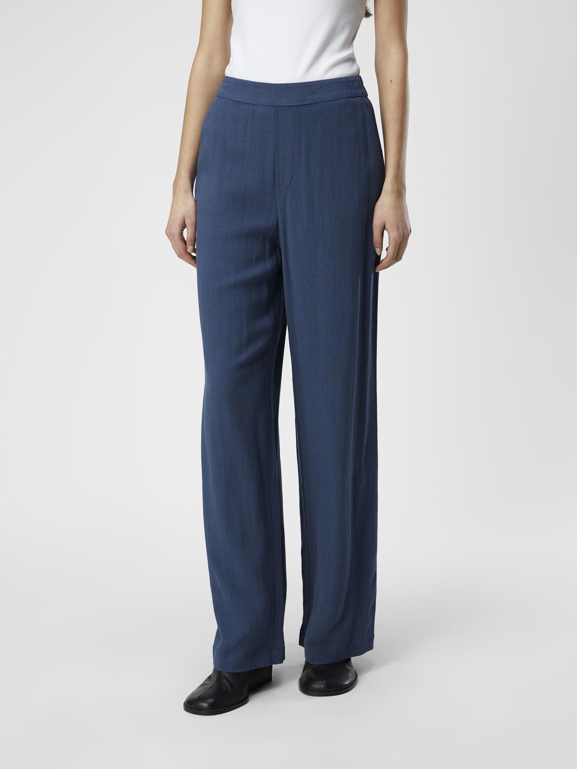 OBJSANNE Pants - Dark Denim
