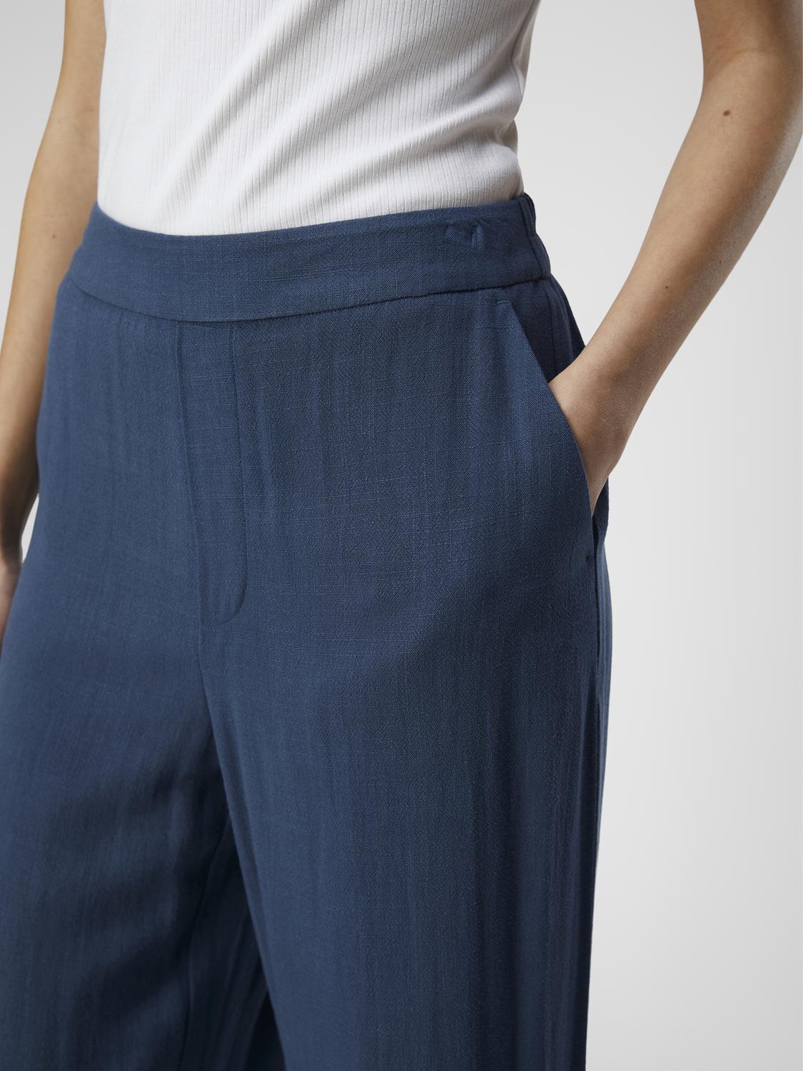 OBJSANNE Pants - Dark Denim